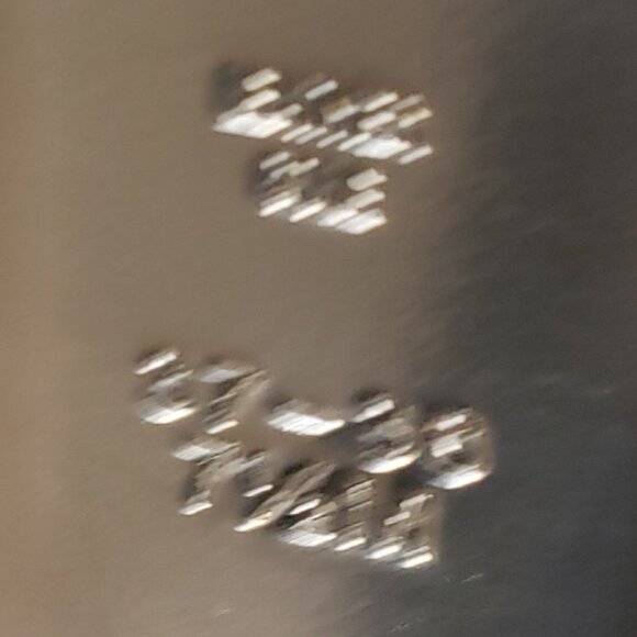 EUC Guess by MARCIANO jet black suede gold heel pointy toe mule (7.5) slides - Picture 3 of 9